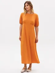 Sukienka GIZART #5374 oxra