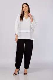 Bluzka MALI #625-057 belyj