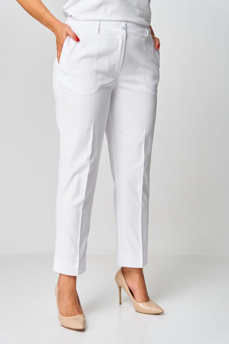 Брюки БелЭльСтиль арт. 586-287 белый джинс
