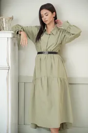 Sukienka Ladis Line #1314 xaki