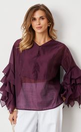 Bluzka Panda 122240 baklazhan