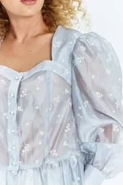 Garnitur Euromoda #767 molochnyj dymchato-goluboj