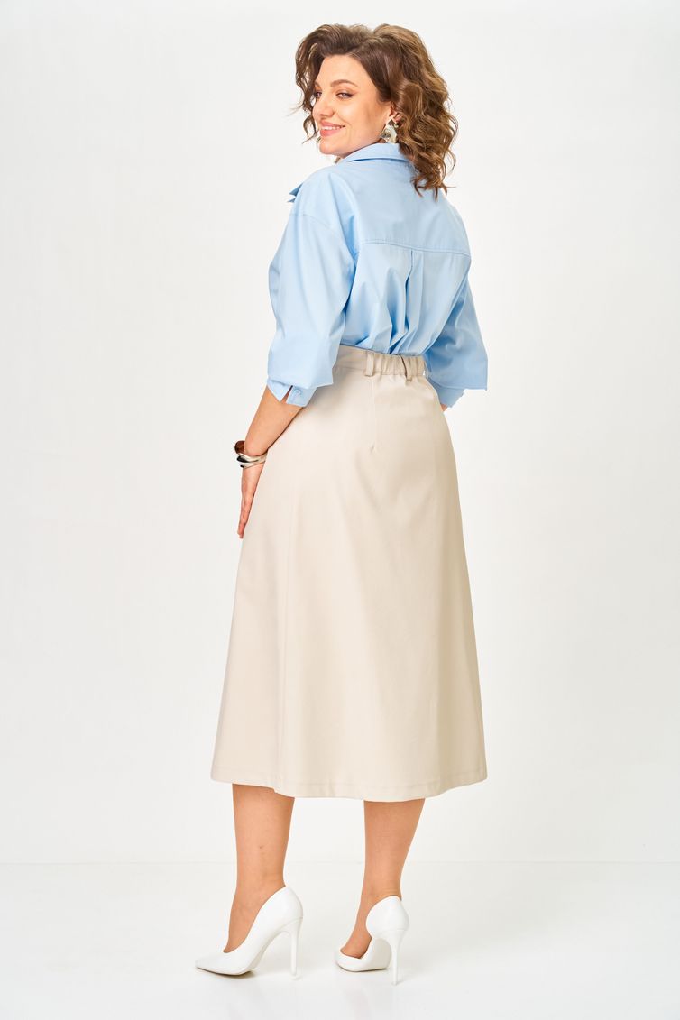 Рубашка Anastasia MAK арт. 1324 голубой