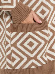 Sweter Newvay #5232-1732 kofejn/mol