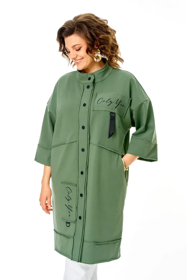 Cardigan Rumoda #2019 svetlo-zelenyj