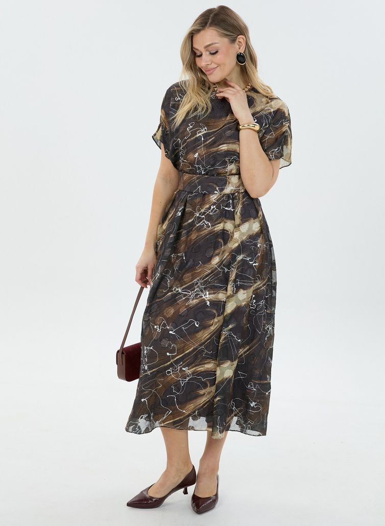 Платье LM арт. М 0076 коричневый