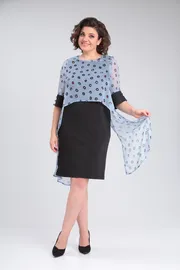 Sukienka Michel Chic #2136 chern, gol