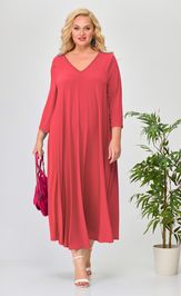 Dress Anastasia 1008 korallovyj