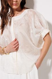 Блузка Люше арт. 4382 молоко