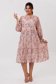 Платье Anelli Laurel арт. 1657 пудровый сад