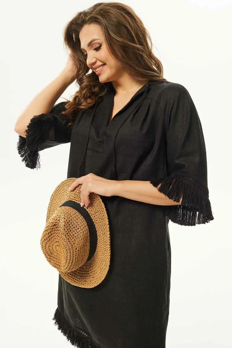 Dress MiSlana #S938 chernyj