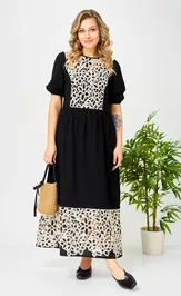 Dress Ava fashion M-192 chernyj