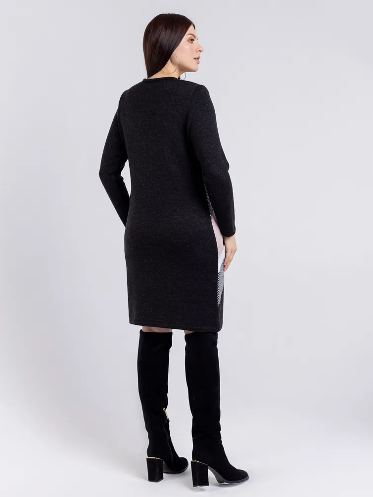 Dress BONADI #1346 antracit-pudra