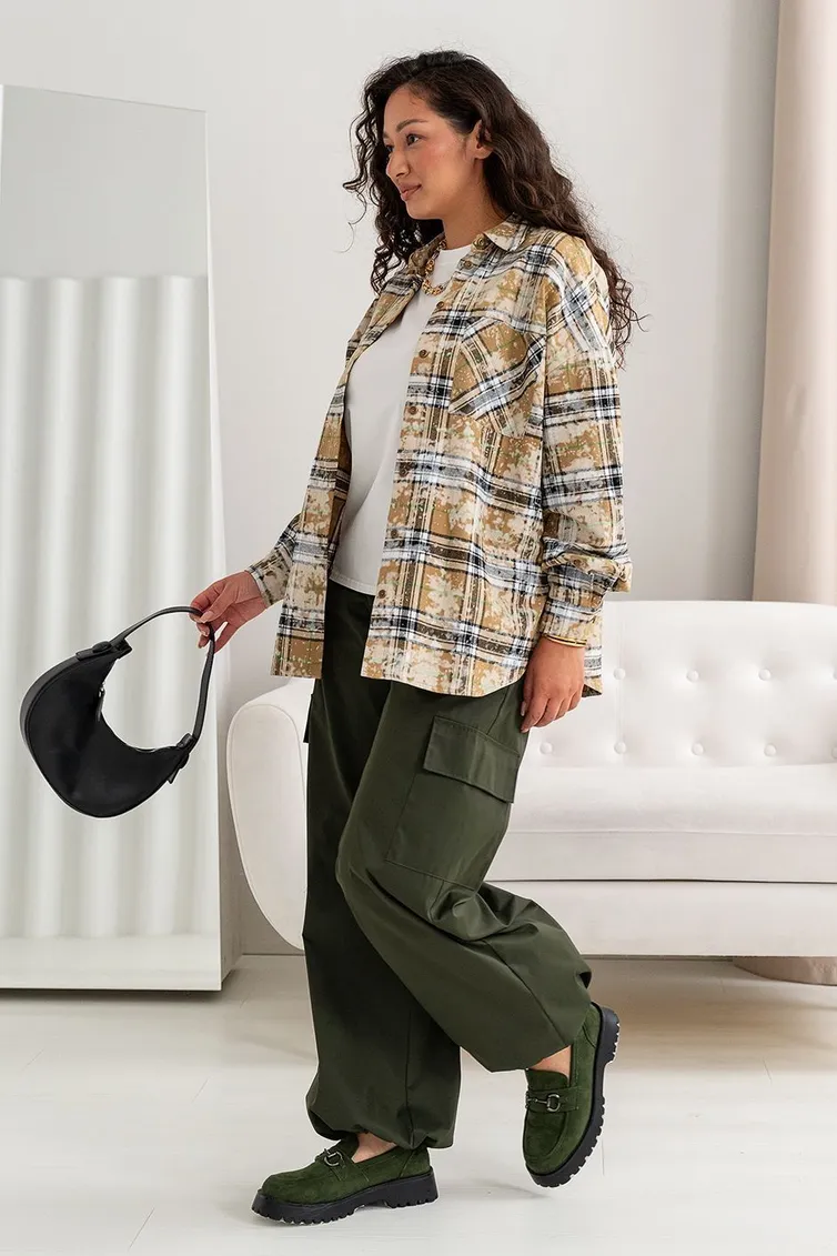 Shirt TOOK A LOOK & Angelika #MD-24 oxra