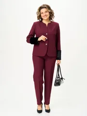 Garnitur Vilena-fashion #1210 burgundi