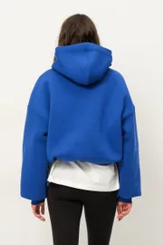 Bluza Z Kapturem Pirs #6504 vasilkovyj
