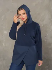 Bluzka NOVITA #1440 temno-sinij