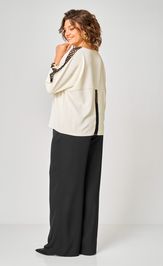 Suit Rumoda 2275 dl.r. molochnyj-chernyj