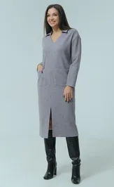 Dress Ma Cherie 4033 sero-fioletovyj