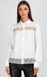 Blouse VIZAVI 737 molochnyj