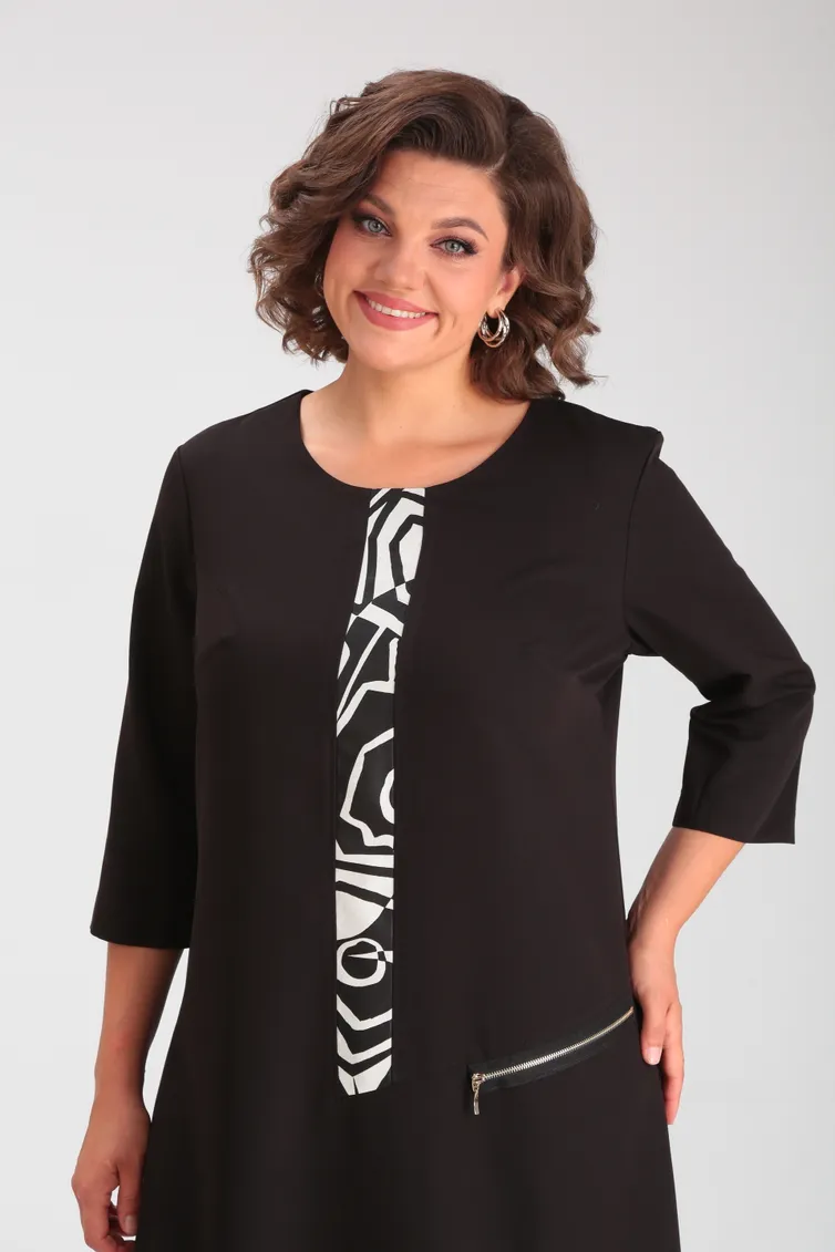 Sukienka Michel Chic #2073/1 chernyj, belyj