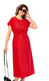 Dress Ольга Стиль S1019 krasnyj