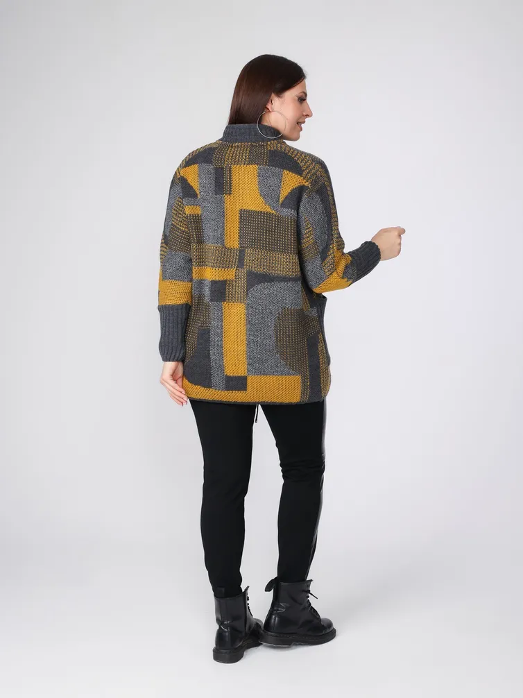 Sweter BONADI #1865 gorchica