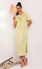 Платье Galean Style 1011 лимонный