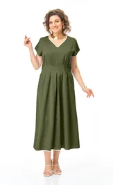 Sukienka VI ORO VR-1258 olivka