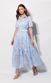 Платье Люше 4364 голубой