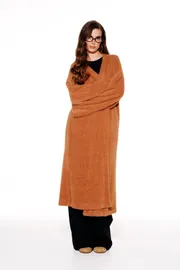 Sweter Elletto Life #13053 ryzhij