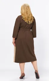 Sukienka Milora 1498 shokolad
