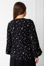 Blouse TOOK A LOOK & Angelika #TB-93 belye serdechki