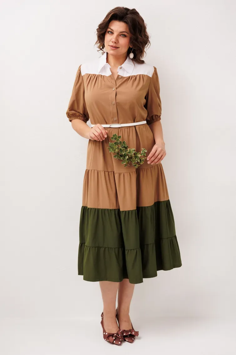 Sukienka Anelli Laurel #1847 ovsyanoe pechene