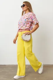 Spodnie TOOK A LOOK & Angelika #AB-020 limon