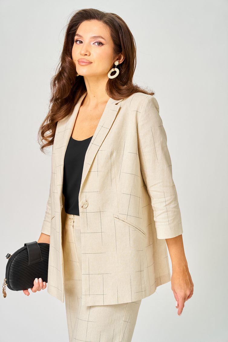 Set LeNata #20554 bezhevyj v kletku