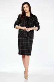 Garnitur Vilena-fashion #951 chernyj v kletku