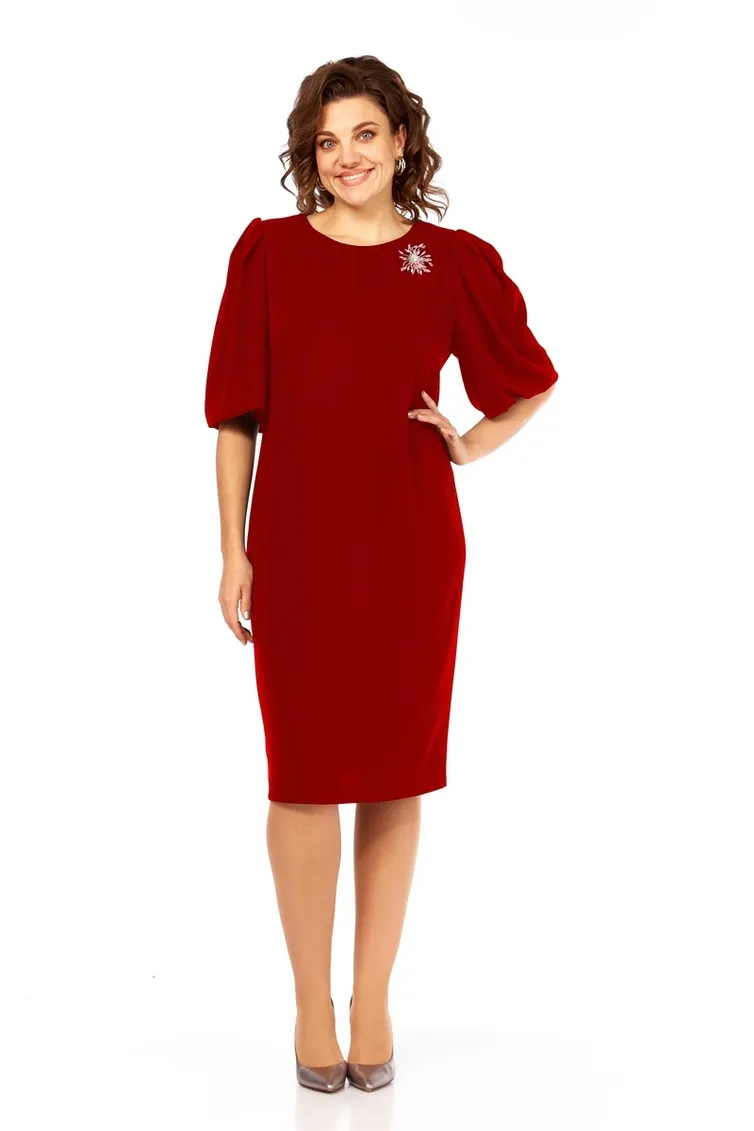 Dress Milora #1421 krasnyj