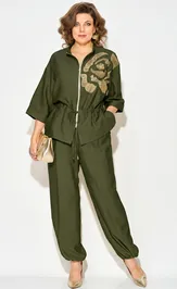 Suit Лилиана 1527 xaki