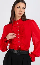 Blouse VIZAVI 750 krasnyj