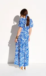 Dress Elletto Life 11141 belo-sinij