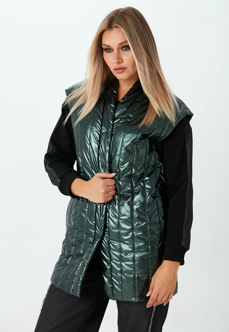 Жилет LM арт. М 0156 изумрудный