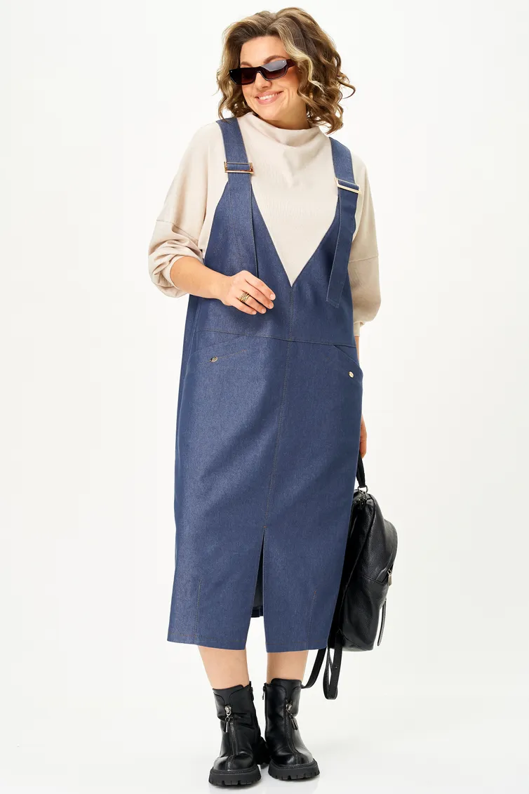 Sukienka Karina Delux #M-1452 denim