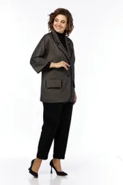 Garnitur Ladis Line #1533 temno-seryj+chernyj