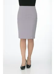 Spódnica Elite Moda #3519 seryj