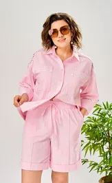 Костюм Ava fashion М-202 розовый