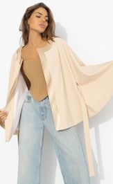 Жакет CHARUTTI Яркий эффект (с поясом)