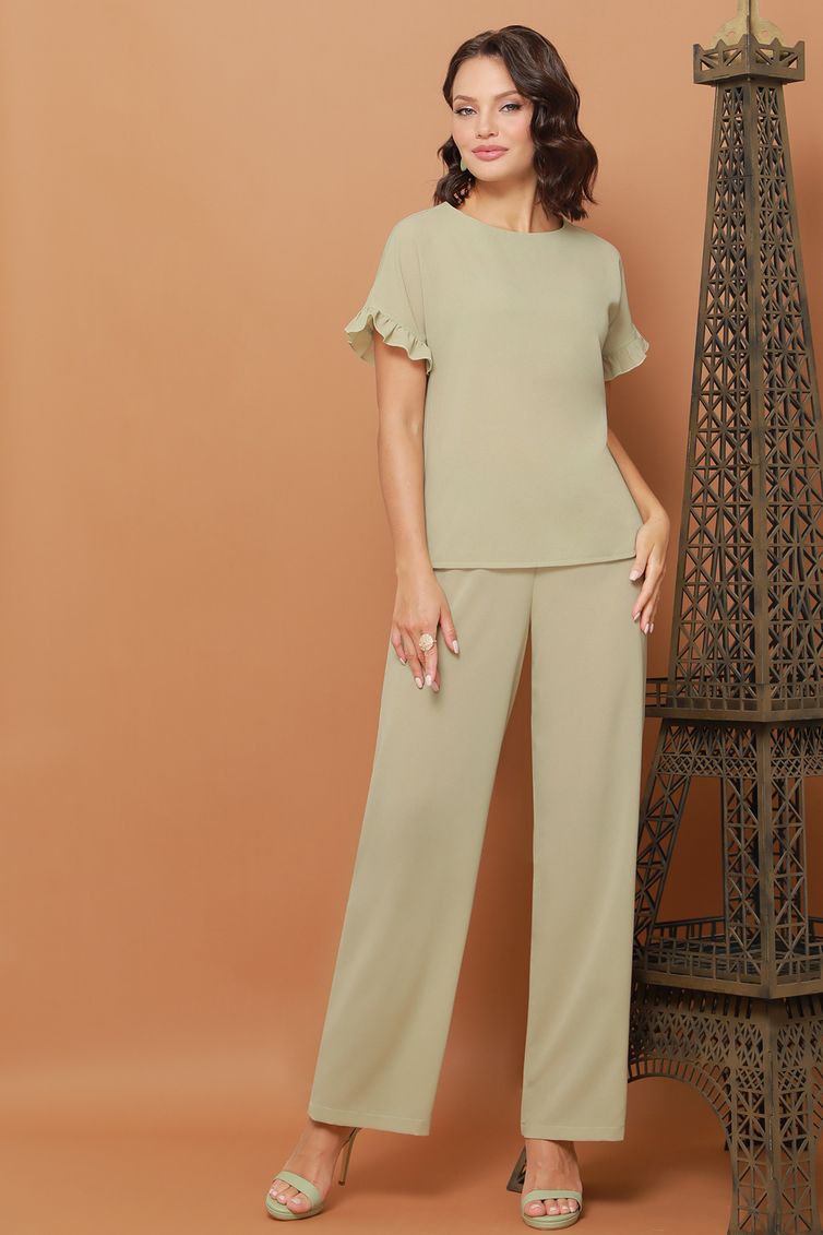 Костюм DS Trend арт. К-0869-0293 (брючный бледно-зеленый)