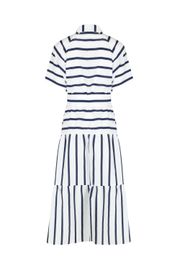 Dress Elema #5K-458 poloska/sinij 170