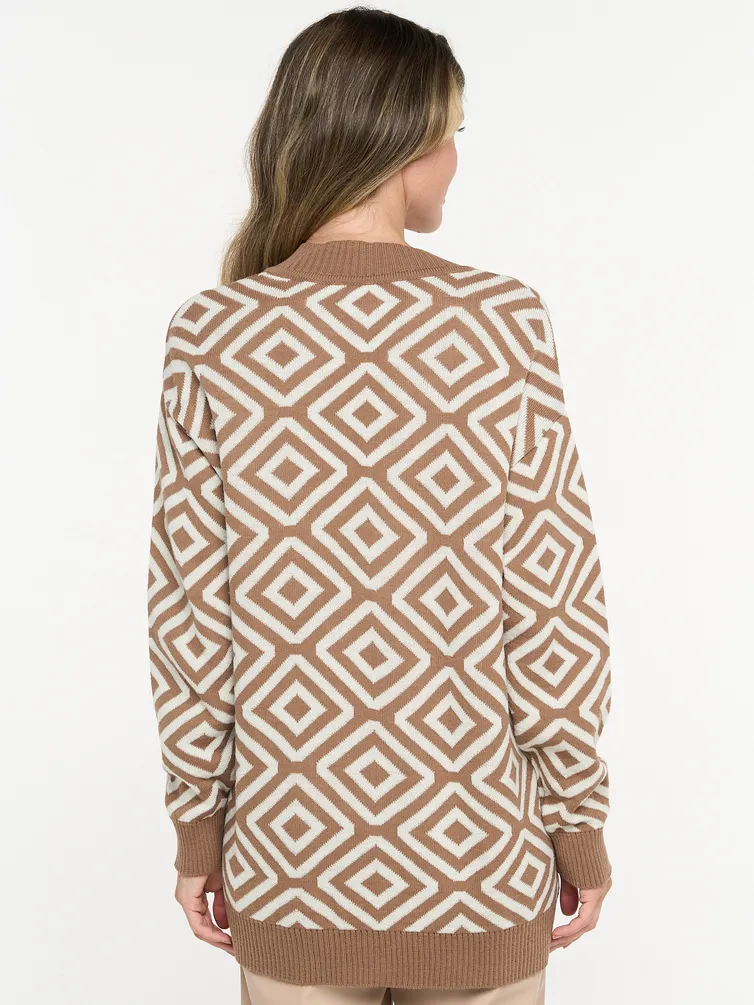 Sweter Newvay #5232-1732 kofejn/mol